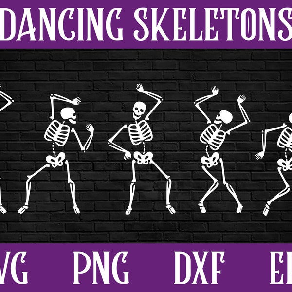 Dancing Skeleton Svg, Skeleton Svg, Halloween Svg, Funny Halloween Svg, Dancing Skeletons, Skeleton Dance Svg