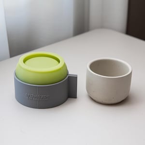 8 Unzen Tulpen Kerzenglas Silikonform mit Gießrahmen Wiederverwendbare Gießform für Beton-, Harz-, Gips- und Wachsgefäße