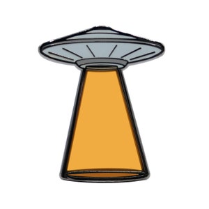 UFO Anstecknadel - Orange