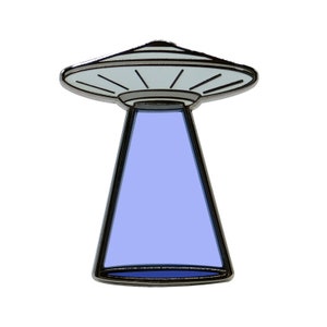 UFO Anstecknadel - Blau