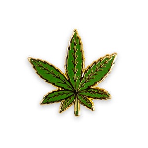 Green Leaf Lapel Pin