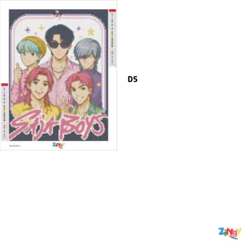K-Pop Demon Hunters Diamond Painting Kit | Rumi, Mira, Zoe, Saja Boys & Derpy | DIY craft kit | Huntrx | image 3