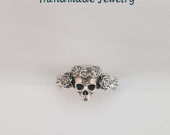 925 Sterling Silber Schädel Ringe Für Paar Seine Und Sie Passend