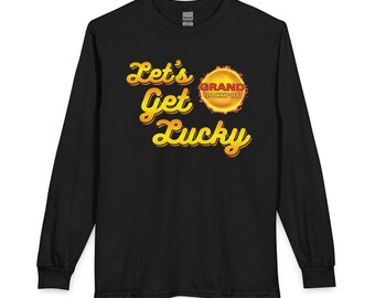 Lets Get Lucky Long Sleeve Shirt | Vegas Casino Script Tee
