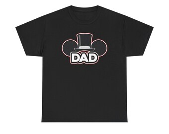 Dad Mouse Ears Shirt | Theme Park Dad T-Shirt, Family Vacation Tee