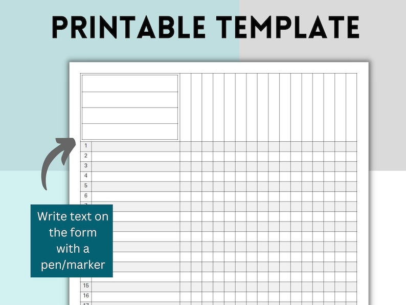 Printable Class Record, Class Gradebook, Teacher Gradebook, Class