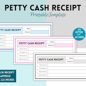 Printable Petty Cash Voucher Forms, Petty Cash Voucher Template, Petty ...