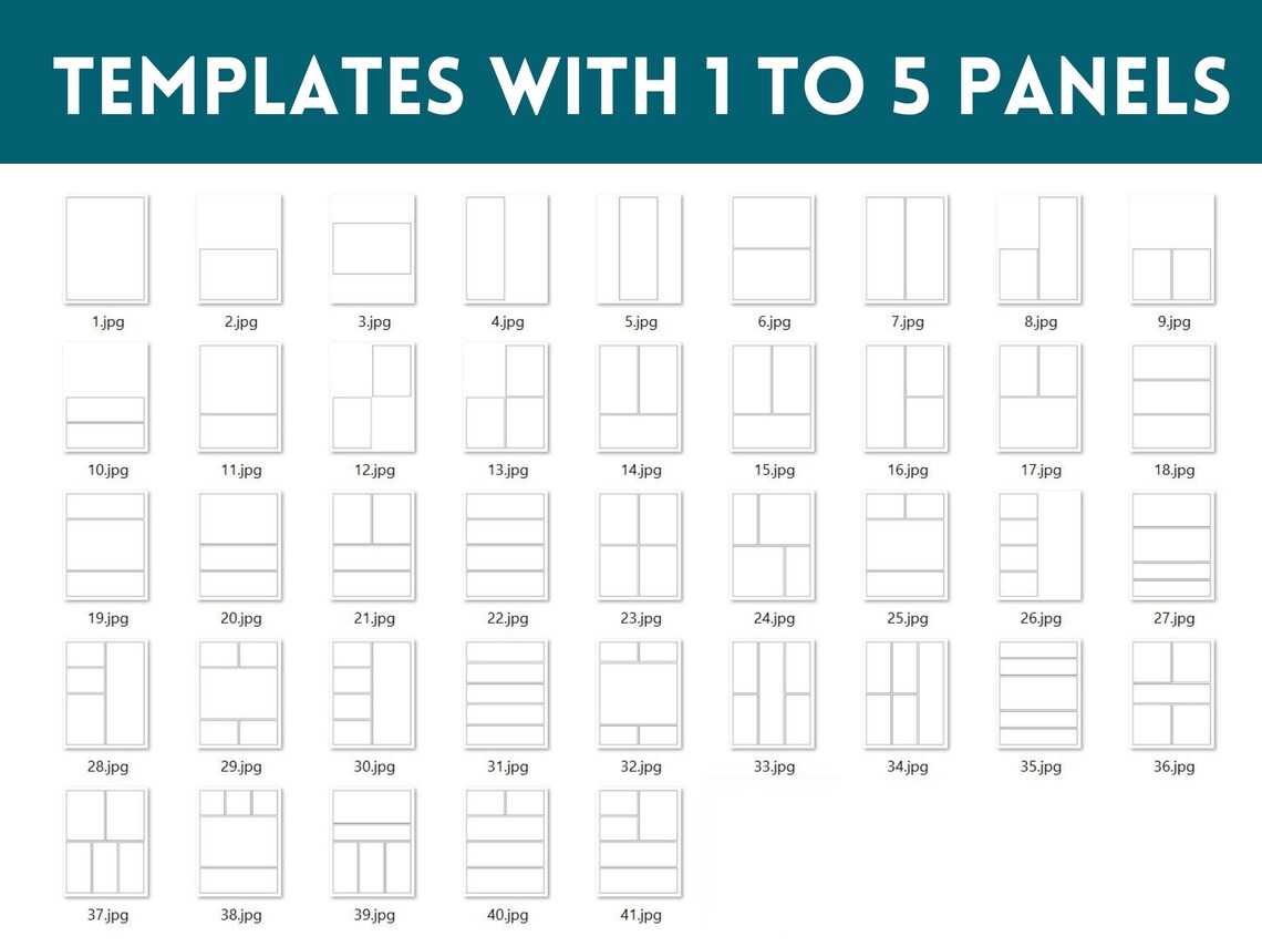Blank Comic Book Template, Comic Drawing Book, Comic Book Panels ...