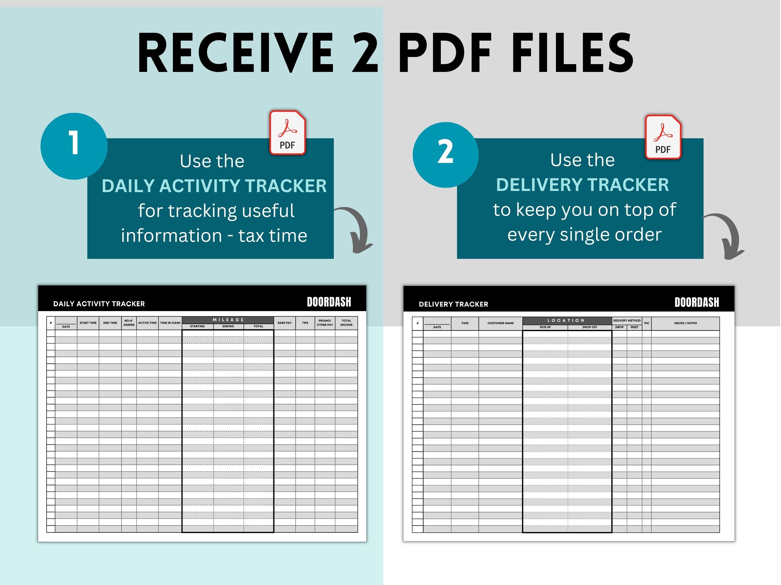 Free Mileage Tracker For Doordash - 98r8r3n