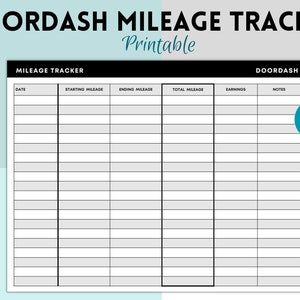 DoorDash Tägliche Aktivität Tracker, DoorDash Liefer-Tracker, Lieferlog, In-Dash-Zeit, Kilometerstand, Tägliche Aktivität, DoorDash App