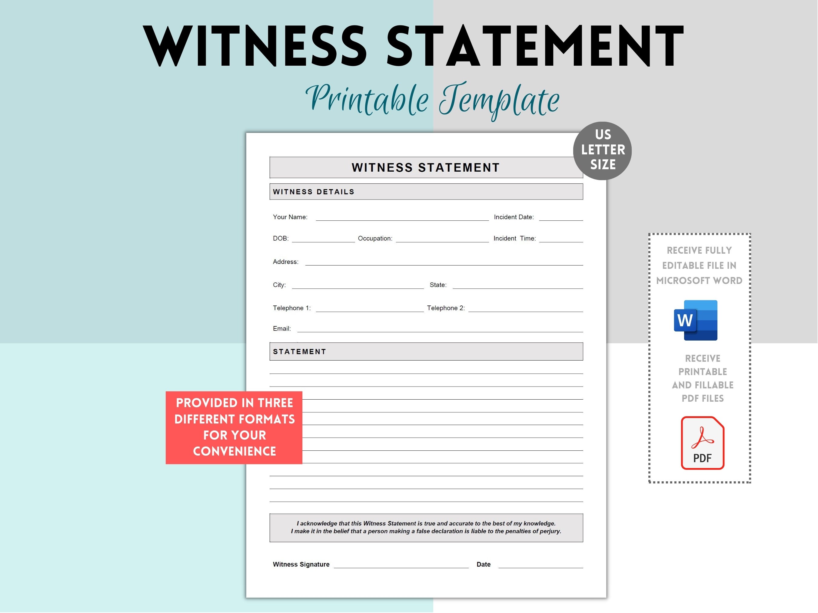 Evidence Identification Template Evidence List Template: Fill Out