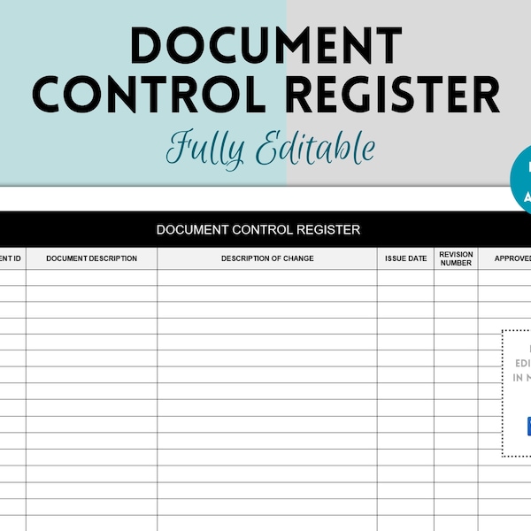 Word Document Process Template Etsy