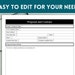 Contract Template, Printable Proposal and Contract Form, Business Form ...