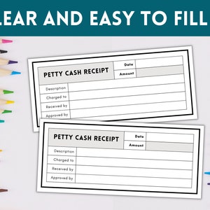 Printable Petty Cash Voucher Forms, Petty Cash Voucher Template, Petty ...