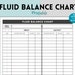 Fluid Balance Chart, Fluids Intake and Output Record, Intake and Output ...