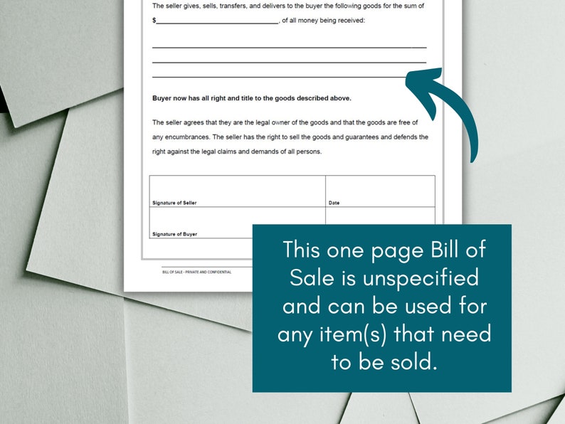 Bill of Sale, Blank Plain Bill of Sale Template, Car Bill of Sale ...