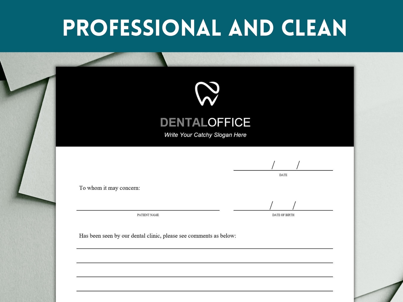 Dentist Note Dentist Letter Dentist - Il 1588xN.4977665881 Mn8z