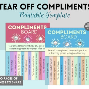 Compliments imprimables à déchirer, activité gestes de gentillesse au hasard, cartes de compliments, notes d'encouragement, ressources pédagogiques pour l'enseignant, école