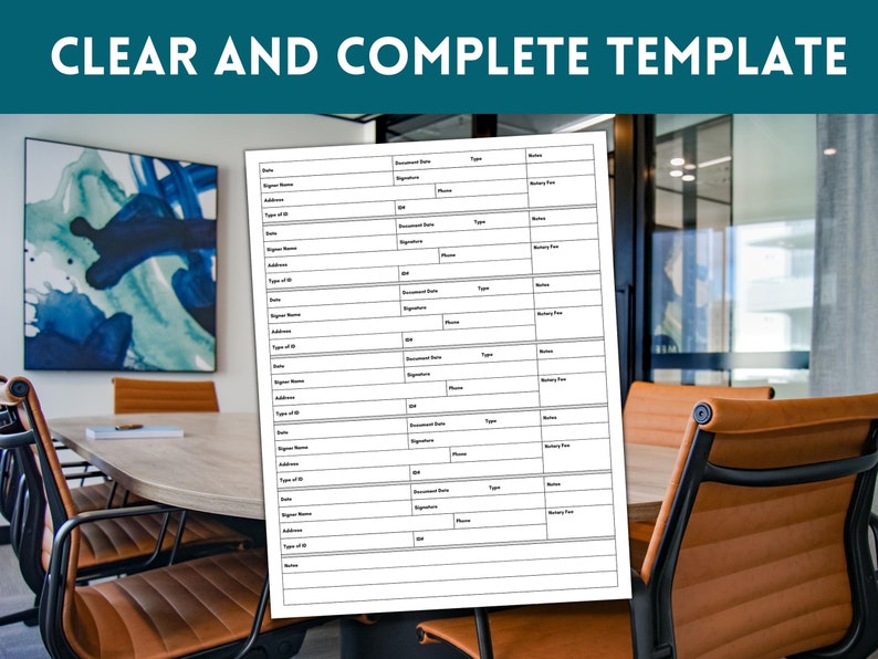 Printable Notary Journal Notary Log Book Notary Book Printable Printable Notary Journal Notary Log Book Notary Book Printable