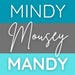 MindyMouseyMandy store logo