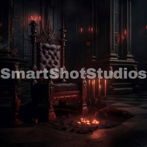 1 x Throne Digital Background, Digital Backdrop, Luxury Backdrop Overlay, Studio Backdrop, Photoshop Fine Art Texture