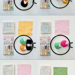 Punch Needle Beginner Kit, Punch Needle Embroidery for Beginners, Cotton Yarn and Punch Needle Threads for Punch Needle, Best Christmas Gift