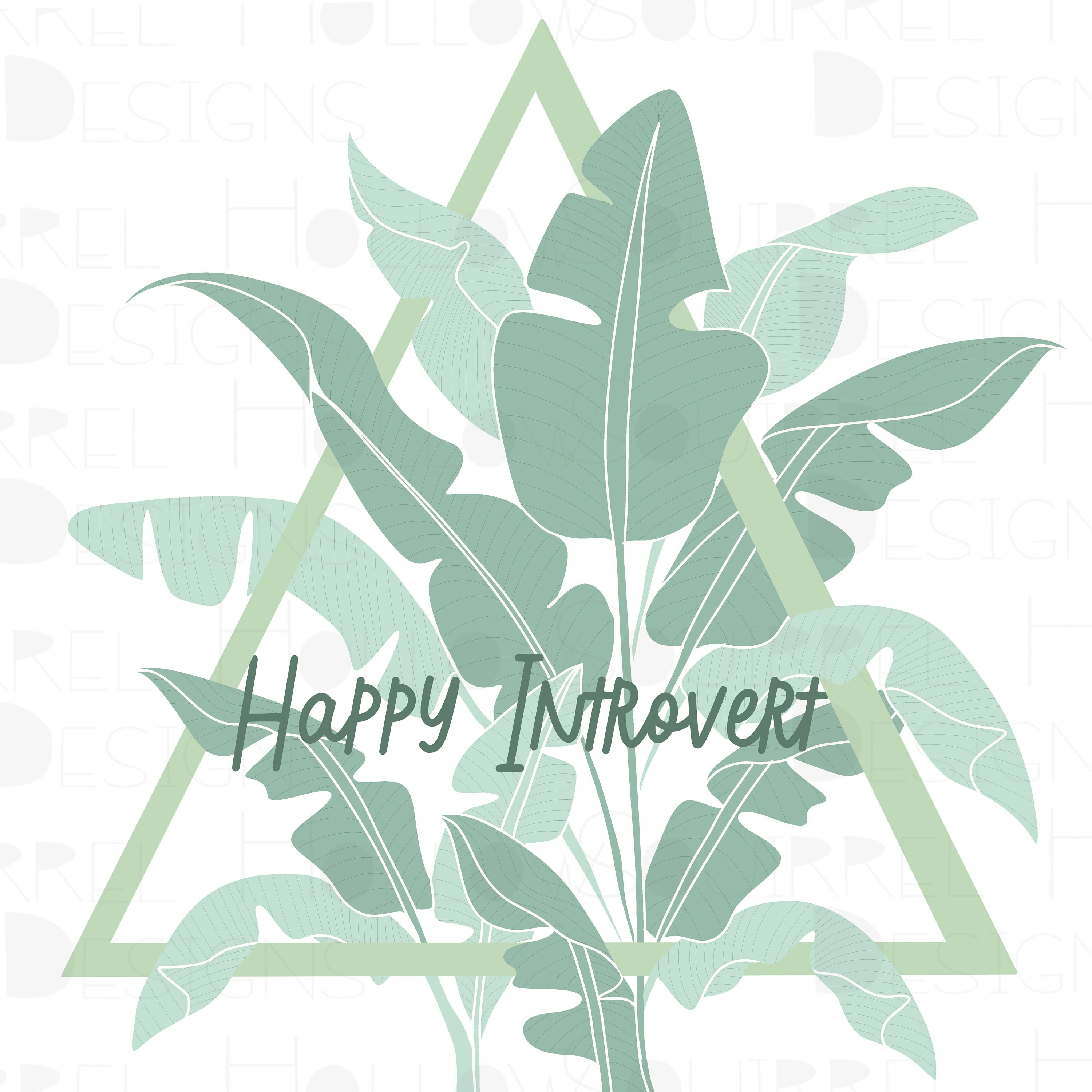 Happy Introvert PNG Digital Download, Plants, Plant Lover, Introvert ...