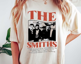 Vintage The Smiths Rock Band Comfort Colors Shirt, 80S Tour Shirt, , Vintage The Smiths 80S Shirt, The Smiths T Shirt Men Women