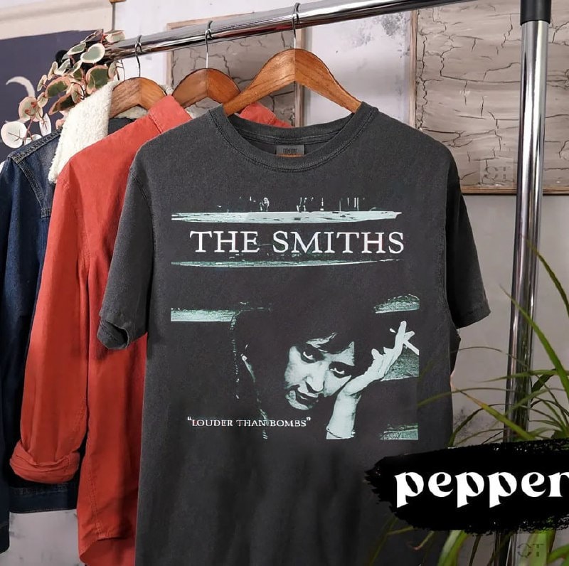 The Smiths Louder Than Bombs T Shirt, Vintage The Smiths Shirt, The Smiths Music Rock Shirt, Trendy Shirt For Men Women