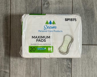 Secure Maximum Absorbency Bladder Control Pads For Women