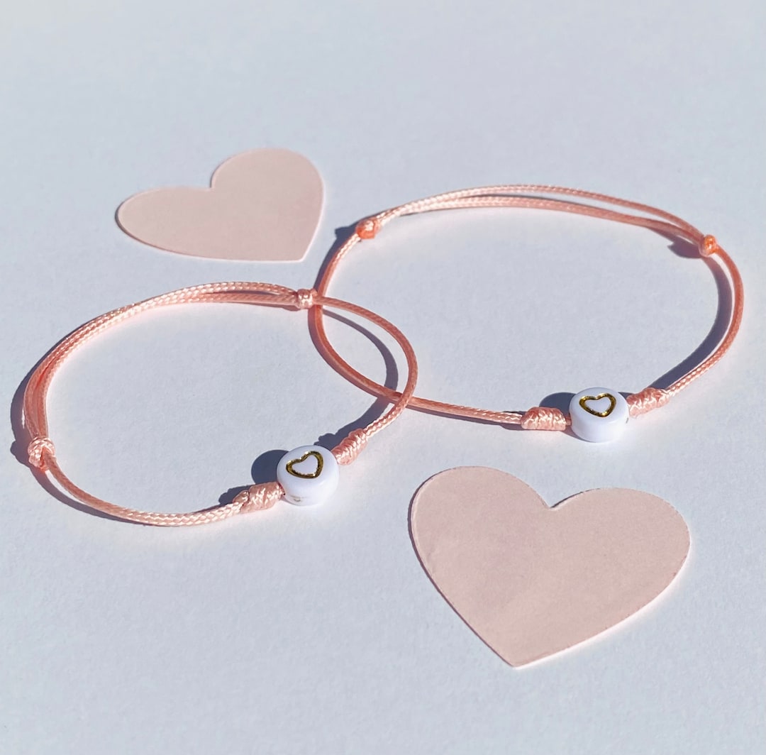 Bracelets Mère-fille En Pierre Naturelle – Cadeau Rentrée Scolaire, Réglable, Boîte Cadeau Incluse