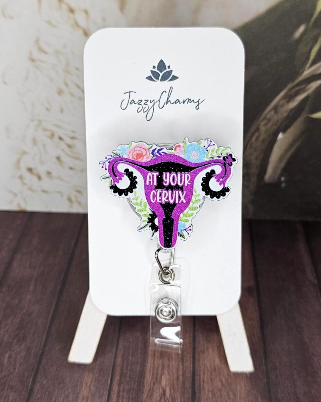 Cute OB OBGYN Medical Worker Badge Reel for Healthcare Workers ...