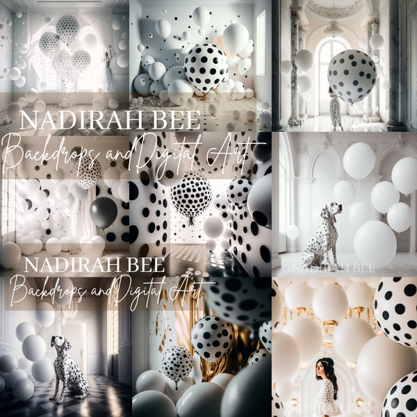 Dalmatian room digital backdrop whimsical Maternity Print Children’s Print