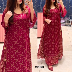 Double Layer Kurti Etsy