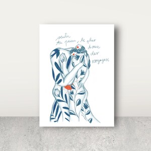 Art Print A5 - Ta peau le plus doux des voyages