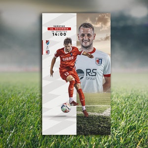 Photoshop Sports Template Matchday Graphics