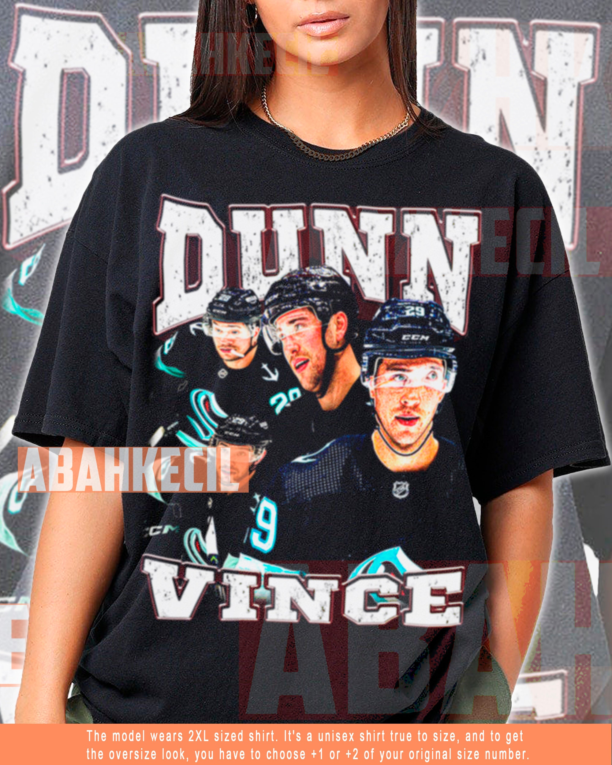 Vince Dunn Baseball Tee Shirt, Seattle Hockey Men's Baseball T-Shirt