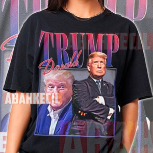 DONALD TRUMP Vintage Shirt, Donald Trump Homage Tshirt, Donald Trump Fan  Tees