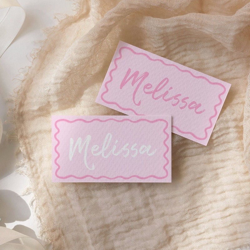 Bridal Shower Place Cards - Etsy