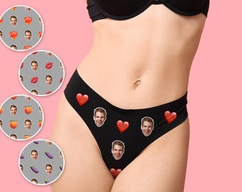 Custom Face Knickers – Personalised Photo Women’s Underwear | Funny Gift