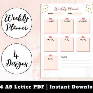 Get Organized with a Printable Weekly To-Do List, Cute Printable To-Do List for a Productive Week, Weekly to do List Printable