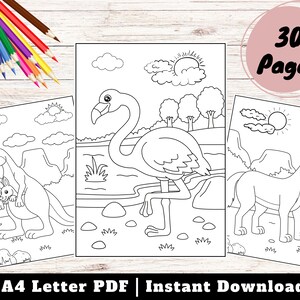 Artistic Animals: Printable Coloring Pages - Beautifully Illustrated Animal Designs for Coloring Enthusiasts, Animal Coloring Pages