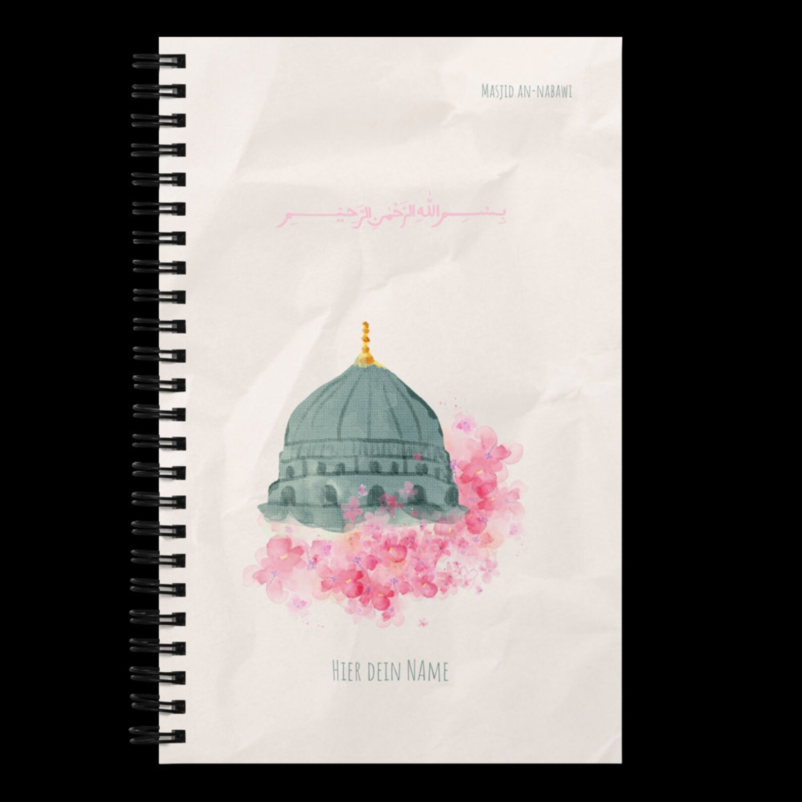 Spiral Notepad With Islamic Motif Unique Design - Etsy