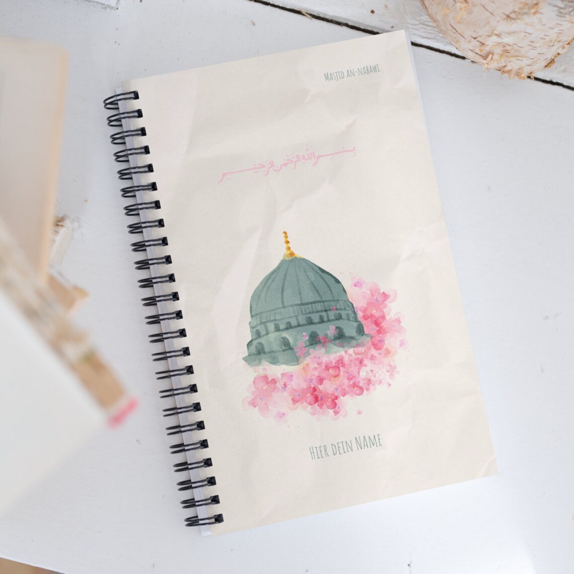 Spiral Notepad With Islamic Motif Unique Design - Etsy