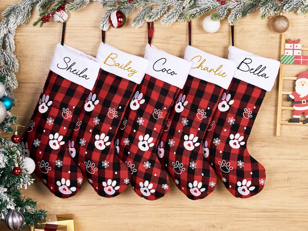 Personalized Pet Stockings,christmas Stocking,custom Pet Christmas