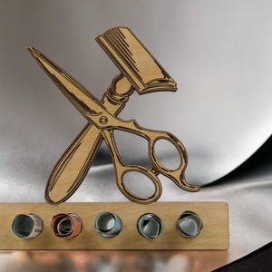 Barber / Hairdresser Geldhalter SVG, Laser Cut Gravurdatei, Geldhalter SVG für Geburtstag, Weihnachten, Abschlussfeier, Job, Mitarbeiter