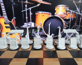 3D-gedrucktes Schachset | Instrumentenstil
