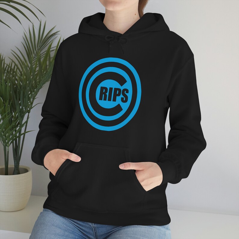 Crip Hoodie Crips Hoodie Crips Logo Blue Crip Gang Shirt Heavy Etsy