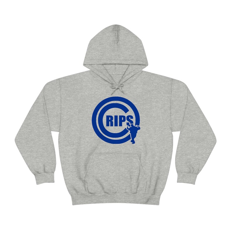 Crip Hoodie Crips Hoodie Crips Logo Heavy Blend Hooded Etsy