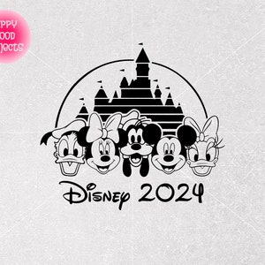 2024 Vacation Friends and Castle Svg Png, Family Vacation Svg, Cricut